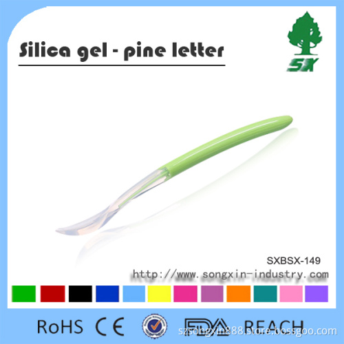 BPA Free Ultra Soft Silicone Baby Spoon Baby Feeding Spoon